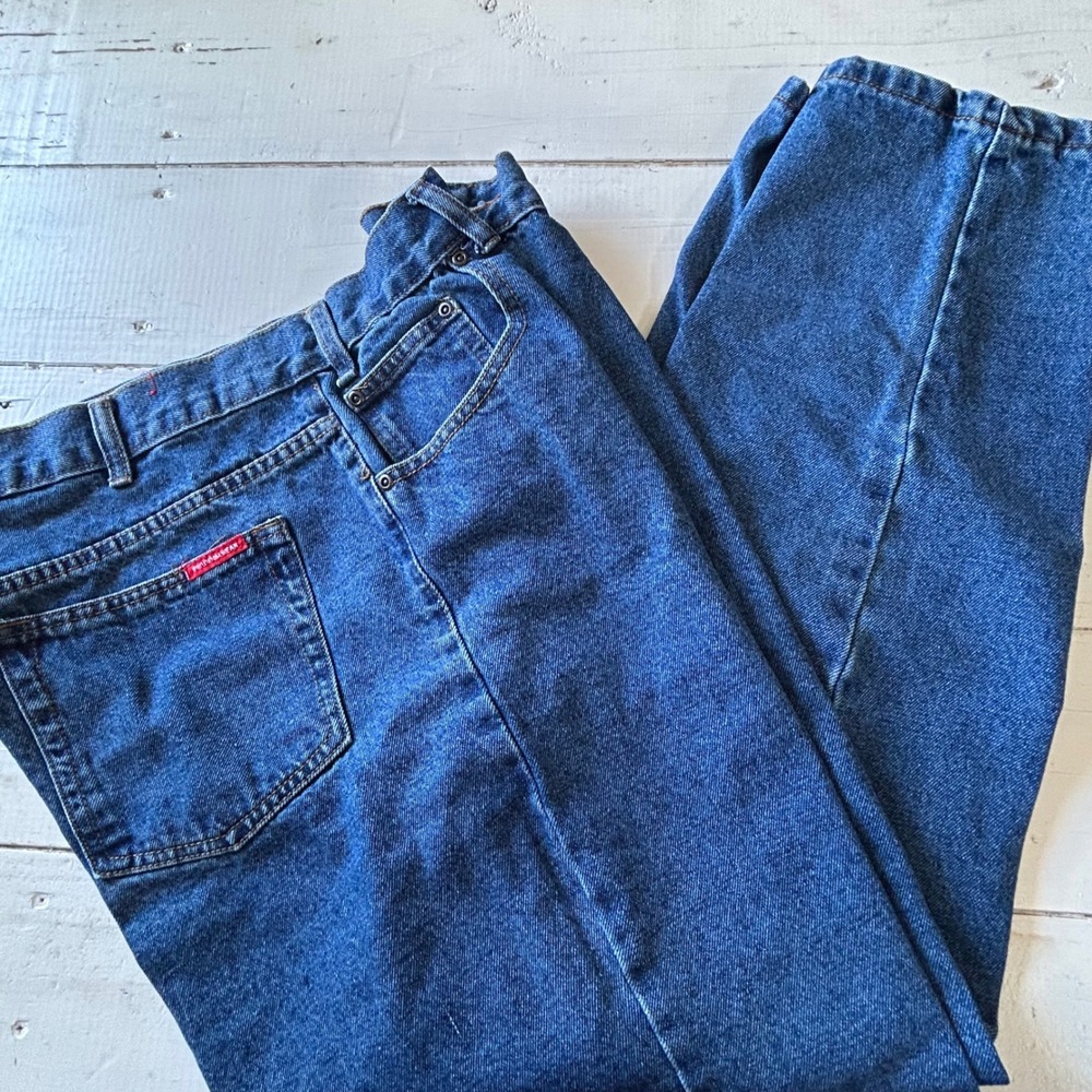 Pro Denim Wear Jeans Mens 38x28‎  Blue 5 Pocket Relaxed Fit Vintage Casual Pants